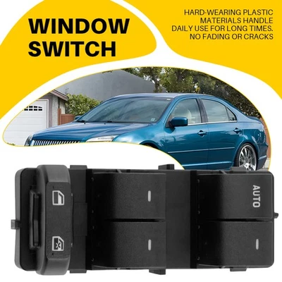 Interruptor de ventana eléctrica Master delantero izquierdo para Mercury Milan 2006-2007 6L2Z14529BAA E Foto 1 de 4