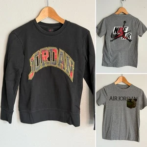 Jordan T-Shirt and Sweatshirt Boys Medium Set - Picture 1 of 13