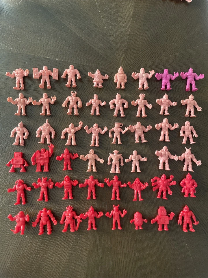 Mattel M.U.S.C.L.E. de colección Hombre Músculo - Lote de 48 Piezas - Rosa Bronceado Rojo Foto 1 de 4