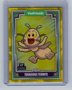 2025 Topps Chrome VeeFriends Tenacious Termite Yellow Refractor #70 - Bild 1 von 2