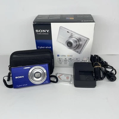 Sony Cyber-Shot DSC-W530 14,1 MP Fotocamera Digitale FUNZIONANTE BOXATA  - Immagine 1 di 4