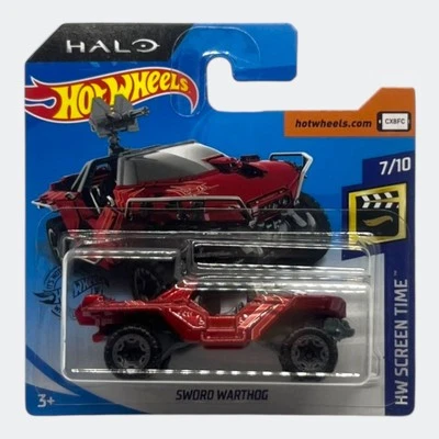 Halo Sword Warthog 2015 Hot Wheels 1:64 Model [GHC79] - New on Short Card - Image 1 of 4