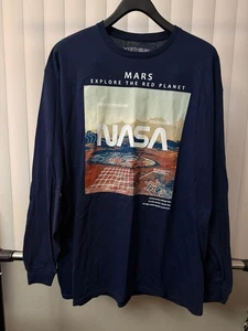 NWOT Men's Fifth Sun  NASA "Mars  Explore The Red Planet" Shirt Size X-Large - Picture 1 of 5