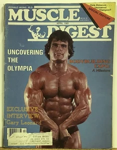 Muscle Digest April 1981 Gary Leonard /Schwarzenegger  - Bild 1 von 1