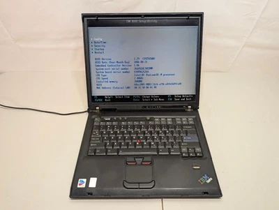 Thinkpad T43 15" Tipo 2668-92U Muy Buen Estado SIN HDD Pentium 2.0GHZ 2GB RAM Foto 1 de 4