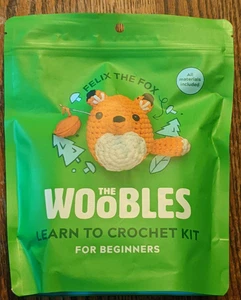 The Woobles Learn to Crochet For Beginners Kit & Hook Felix The Fox Kids Craft - Picture 1 of 6