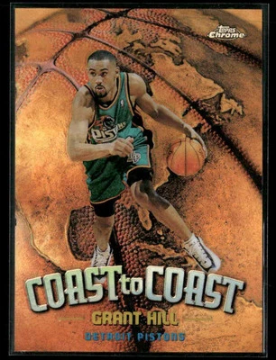 1998-99 Topps Chrome #CC4 Grant Hill Coast to Coast Refractors - Image 1 of 2