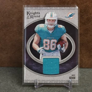 2018 Panini Football #KR-MG Knights of the Round Mike Gesicki Rookie Card PATCH - Picture 1 of 2