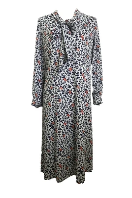 Vestido Floral Vintage Neiman Marcus Secretaria Geek Gato Arco Joven Mirador  Foto 1 de 4