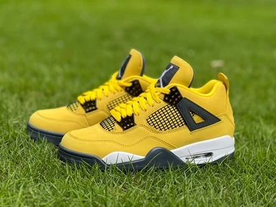 Talla 7-13 Air Jordan 4 Retro 'Lightning' CT8527-700 Totalmente Nuevo Foto 1 de 4