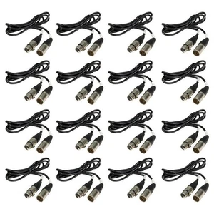 (16) Chauvet DMX5P5FT 5 Foot Male To Female 5 Pin DMX Cable for any DMX System - Picture 1 of 3