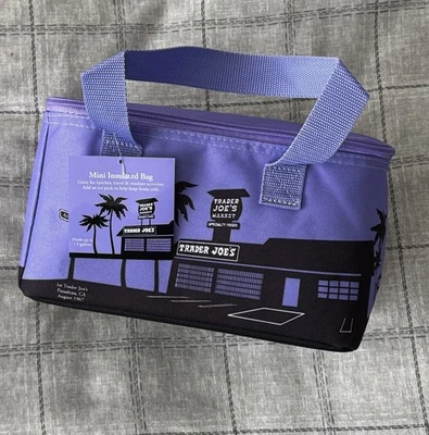 Trader Joe’s Mini Purple Insulated Bag 1.5 Gallons | BNWT | Limited Edition - Image 1 of 4