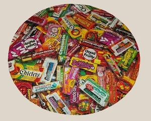 Candy is Dandy – Vtg. 70s Hallmark - Springbok Round Puzzle 500+ Pcs. Complete - Picture 1 of 2