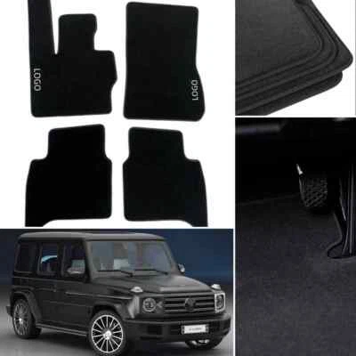 For Mercedes-Benz G/GLA/GLB/GLC/GLE/GLS Car Floor Mats Black Carpet Front & Rear Foto 1 de 4