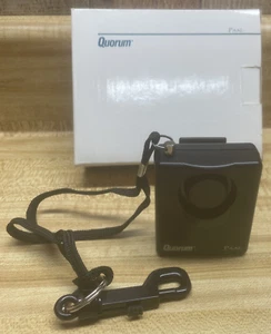 Quorum PAAL Personal Attack Security Alarm Clip & Pull Pin Black NEW - VERY LOUD - Picture 1 of 9