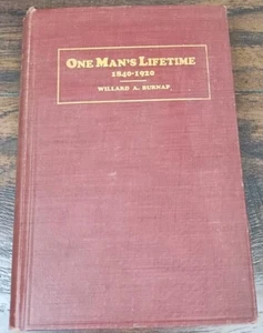 DAS LEBEN EINES MANNES 1840-1920 von Willard A. Burnap Hardcover Buch 1923 - Bild 1 von 7
