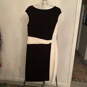 Kleid von Ralph Laureen. Größe 14. Neu mit Etikett. Schwarz und Weiß - Bild 1 von 7