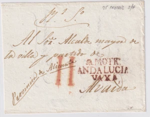 España Frontal Prefilatélico de Motril (Granada) a Alicante (1333) - Imagen 1 de 1