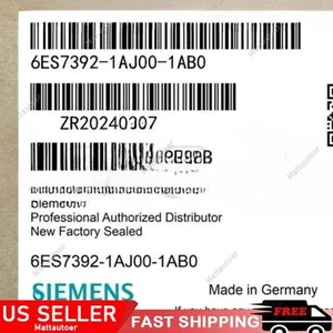 New Siemens SIMATIC S7-300 6ES7392-1AJ00-1AB0 6ES73921AJ001AB0 - Picture 1 of 8
