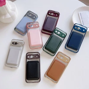 For Google Pixel 9 Pro XL 9A 8A 7A Magnetic Wallet Card Holder Hybrid Case Cover - Picture 1 of 22