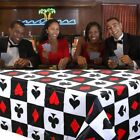 3-Teilige Einweg-Tiscecke Poker Casino Party Baseball 54 Zoll X 108 Zoll U9S3