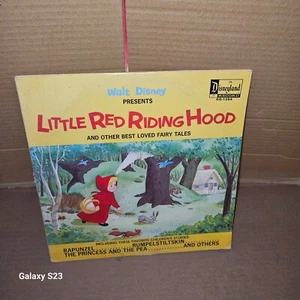 VINYL RECORD DISNEYLAND WALT DISNEY LITTLE RED RIDING HOOD DQ-1284 #2 - Picture 1 of 2