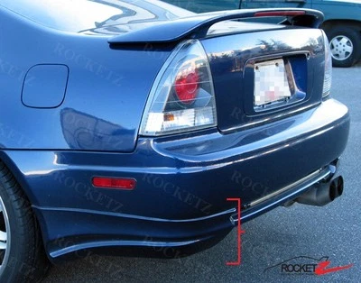 Cenefa adicional parachoques trasero estilo Honda Prelude Hiro 92-96 2 puertas JDM EE. UU. CANADÁ Foto 1 de 4