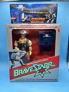 1986 Mattel Bravestarr Laser-Fire Bravestar Action Figure MIB Sealed - Picture 1 of 24