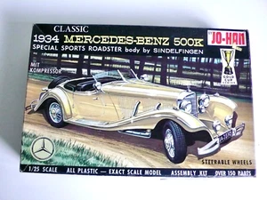 KIT JO-HAN MERCÉDES -BENZ 500K 1934 SCALE 1/25è BON ÉTAT COMPLET 30x20 cm - Imagen 1 de 11