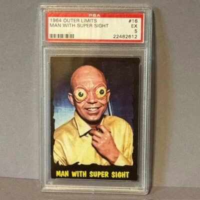 Vintage Outer Limits Daystar Card 1964 Monster Horror Sci Fi Super Sight PSA 5 - Image 1 of 4