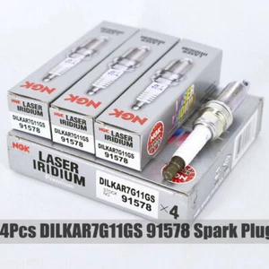 4PCS NGK DILKAR7G11GS Laser Iridium Spark Plugs for HONDA ACCORD CRV CIVIC 91578 - Picture 1 of 4