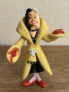 CRUELA DE VIL DISNEY 101 DALMATIANS 3.7” ACTION FIGURE PVC TOY (PRE-OWNED) - Picture 1 of 14