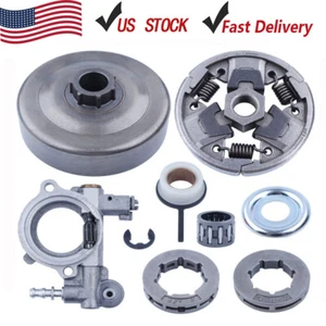 .325" 7T Clutch Drum Rim Sprocket Kit For Stihl MS260 026 Pro Chainsaws Oil Pump - Picture 1 of 6