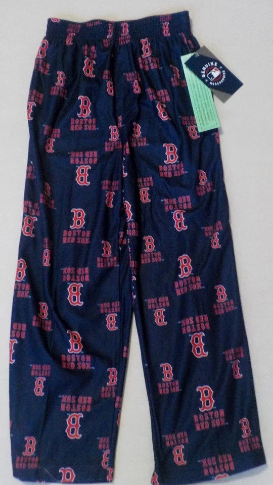 BOSTON RED SOX MLB TEAM APPAREL PAJAMAS LOUNGE PANTS YOUTH S M L XL NWT GEN2 - Image 1 of 1