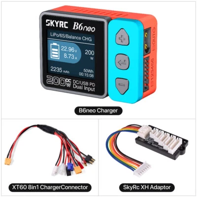 SkyRC B6 neo Smart Balance Charger DC 200W PD 80W LiPo Battery Discharger - Image 1 of 4