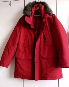 UNIQLO MEN'S ULTRA WARM DOWN COAT RED         - Picture 1 of 10