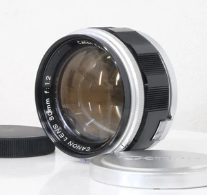 [Opt. MINT] Canon 50mm f/1.2 L39 Leica Screw Mount Range Finder From JAPAN - Picture 1 of 19