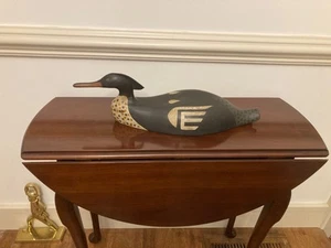 Charles Spiron Hand Carved Painted Wood Duck Decoy , Colonial Williamsburg, 1980 - Picture 1 of 17