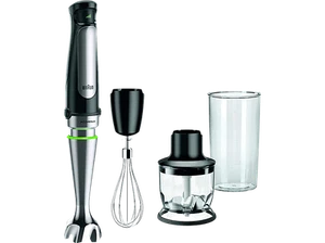 Batidora de mano - Braun Minipimer 7 MQ7025X, 1000 W, 0.6 l, ActiveBlade, Splash - Imagen 1 de 8