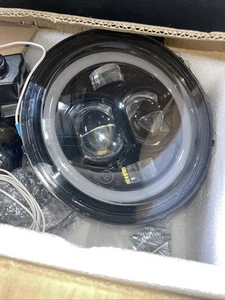 Quake Led JL/JT 9" Headlights with DRL, Sequential Turns and RGB Accent - Picture 1 of 2