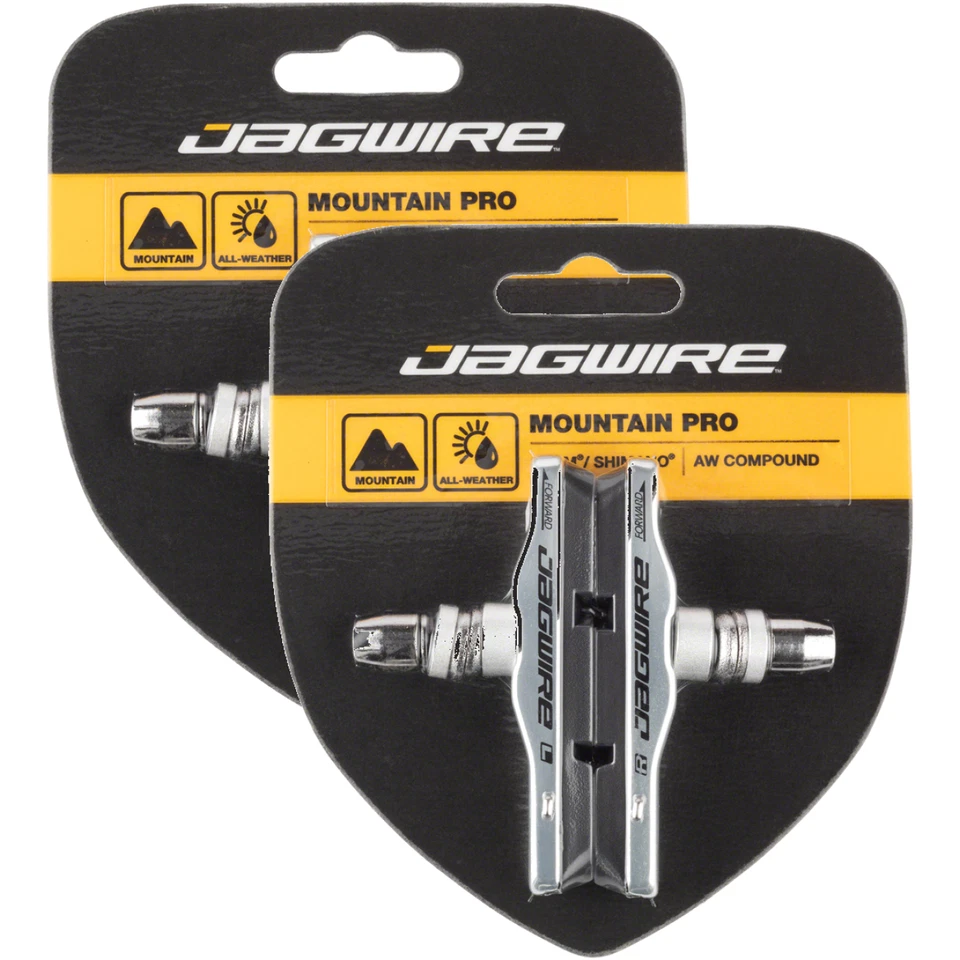 2 Pairs Jagwire TriZone Brake Shoes Js91xc Cycling