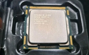 PROCESSORE SOCKET LGA 1156 INTEL CORE i3 530 SLBLR + PASTA TERMICA - Afbeelding 1 van 3