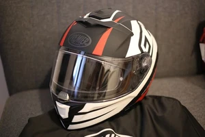 Casco moto integrale Premier Devil GT92 - nero rosso bianco opaco - taglia S - Foto 1 di 6