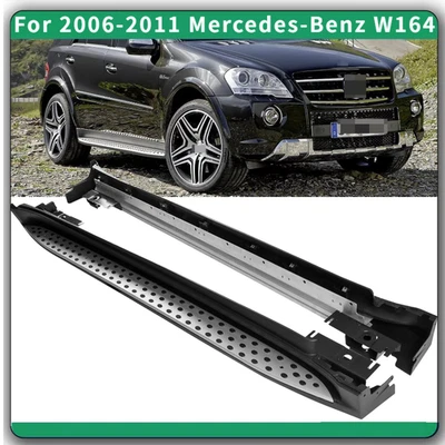 Running Boards For 2006-2011 Mercedes-Benz W164 ML Class 320 Side Step Nerf Bars Foto 1 de 4