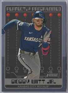 Bobby Witt Jr 2024 Topps Heritage Perfectly Programmed #PP-10 Kansas City Royals - Picture 1 of 2