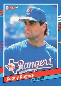 Kenny Rogers 1991 Donruss #258 Texas Rangers
