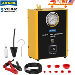 🚗2024 SDT60 EVAP Smoke Machine Car Leak Detector Auto Pipe Leak Diagnostic Tool - Foto 1 di 22