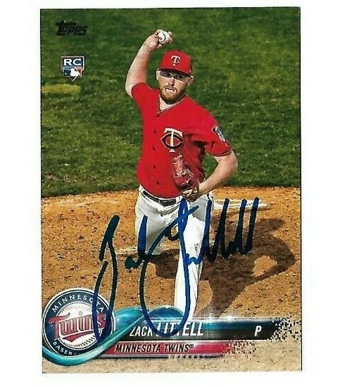 Minnesota Twins ZACK LITTELL Signed 2018 Topps Update Card #US91 - Image 1 of 1