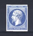 FRANCE YVERT 15  SCOTT 17  " EMPEROR NAPOLEON 25c BLUE 1853 " MNG F SIGNED  T201