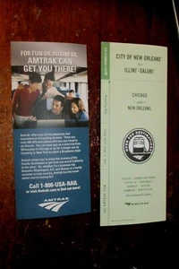 AMTRAK City of New Orleans Illini - Saluki November 8, 2010 Public Timetable - Picture 1 of 1